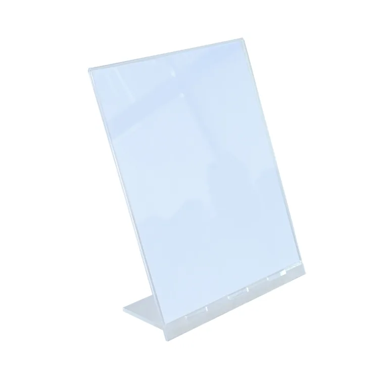 8.5″x11″ Snap-in L-shaped Tabletop Poster Sign Holder