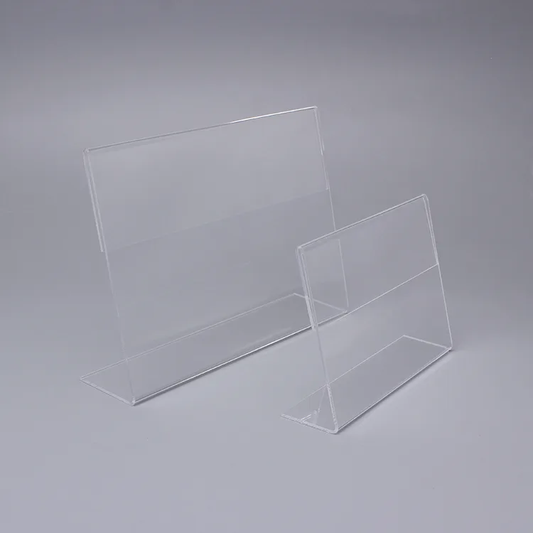 Transverse A3 A4 A5 A6 Acrylic Desktop Poster Sign Holder