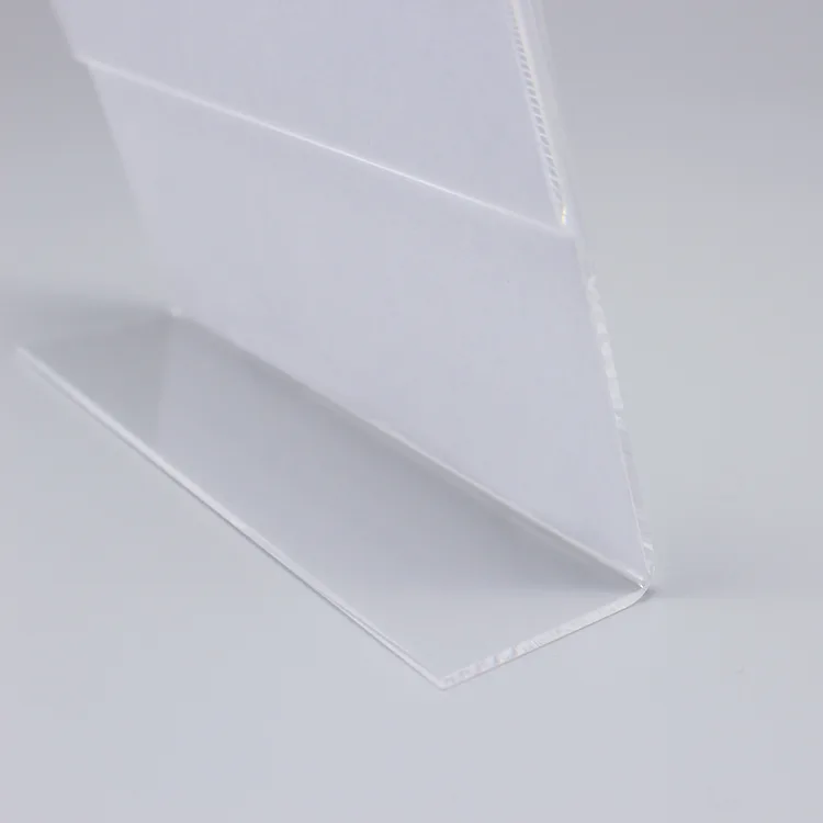 Transverse A3 A4 A5 A6 Acrylic Desktop Poster Sign Holder