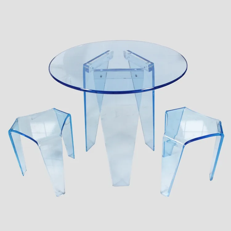 Acrylic Modern Negotiating Table&Stool Suit Furniture