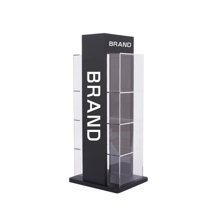 Double sided Acrylic Vape Display Stand Countertop Display Shelf for Exhibition