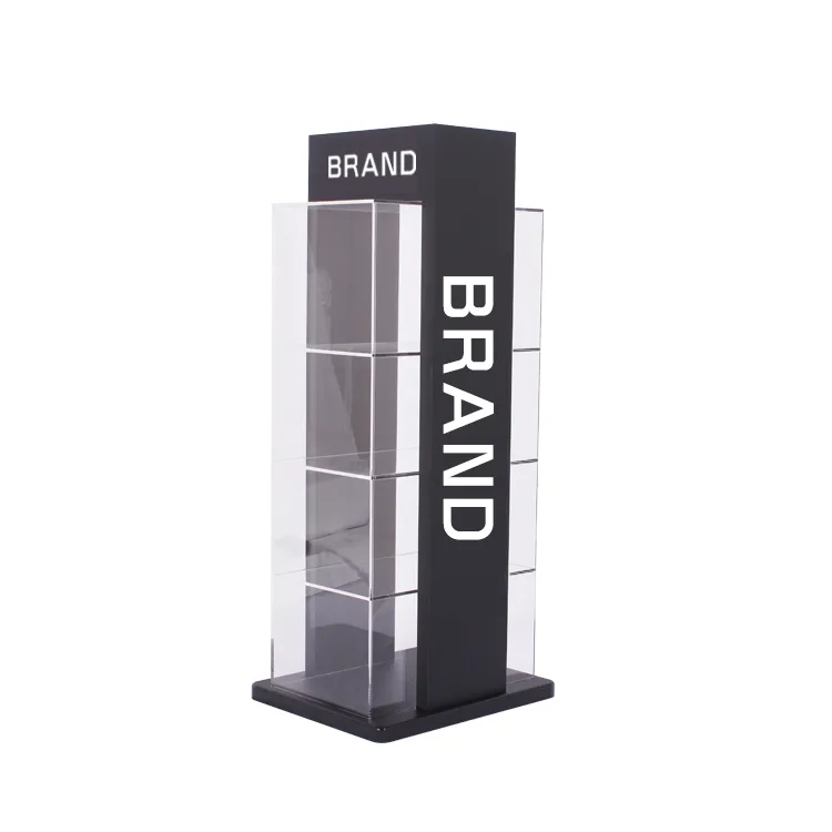 Double sided Acrylic Vape Display Stand Countertop Display Shelf for Exhibition
