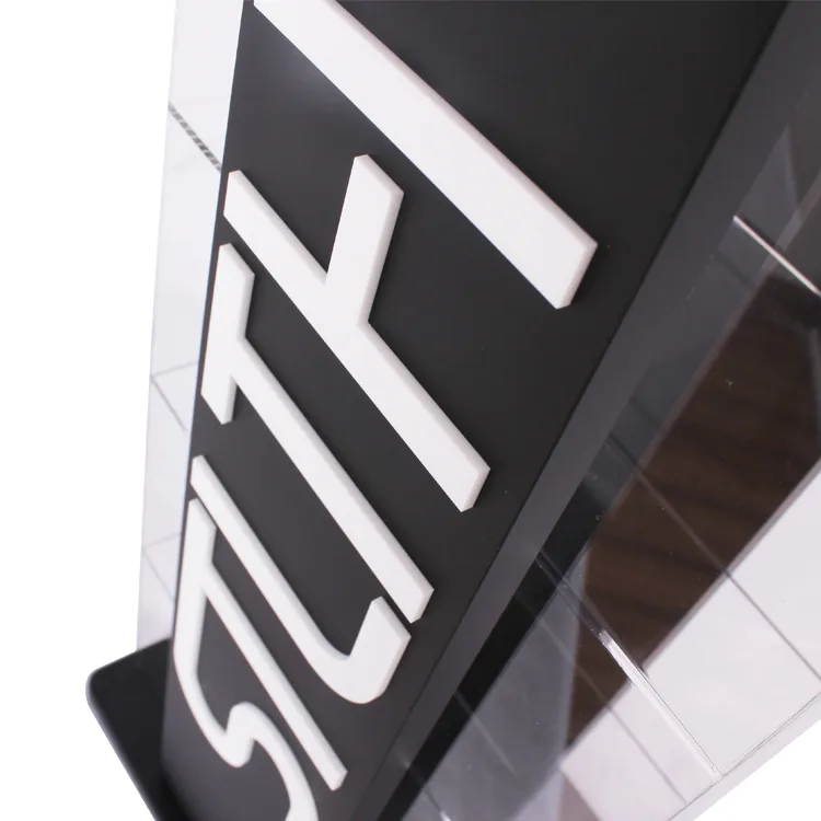 Double sided Acrylic Vape Display Stand Countertop Display Shelf for Exhibition