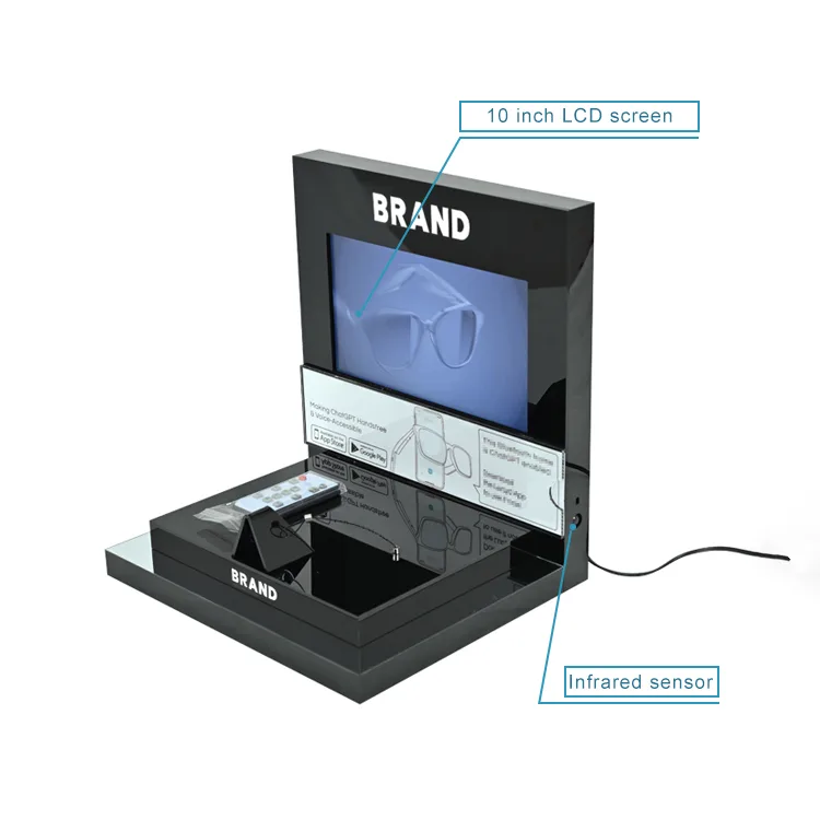 integrate Interactive into acrylic display stand