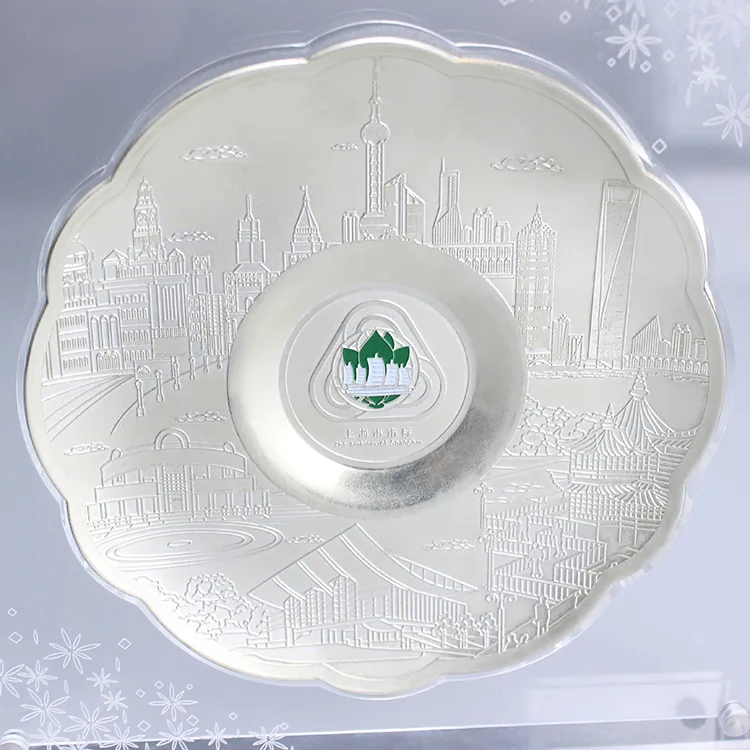 Custom Clear Coin Display Frame with Magnetic Acrylic Coin Medal Display Holder Protection Case