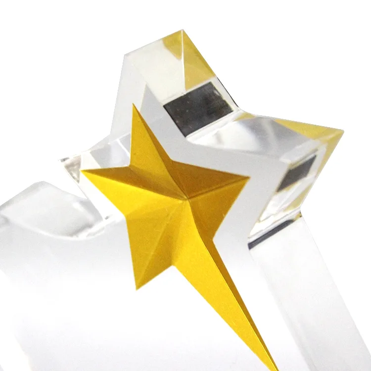 Wholesale Custom Unique Crystal Star & Column Award