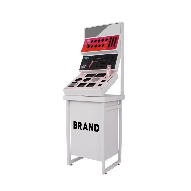 Custom Lipstick Eyelash Makeup Cosmetic Display Floor Stand