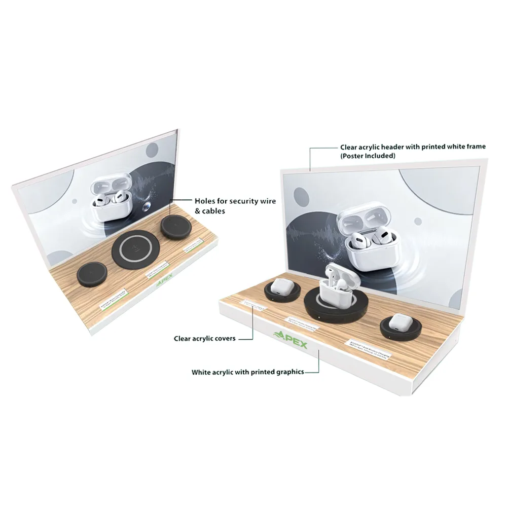 Wireless Earphone Display Stand – Stylish Floor Stand for TWS & Bluetooth-Compatible Headphones