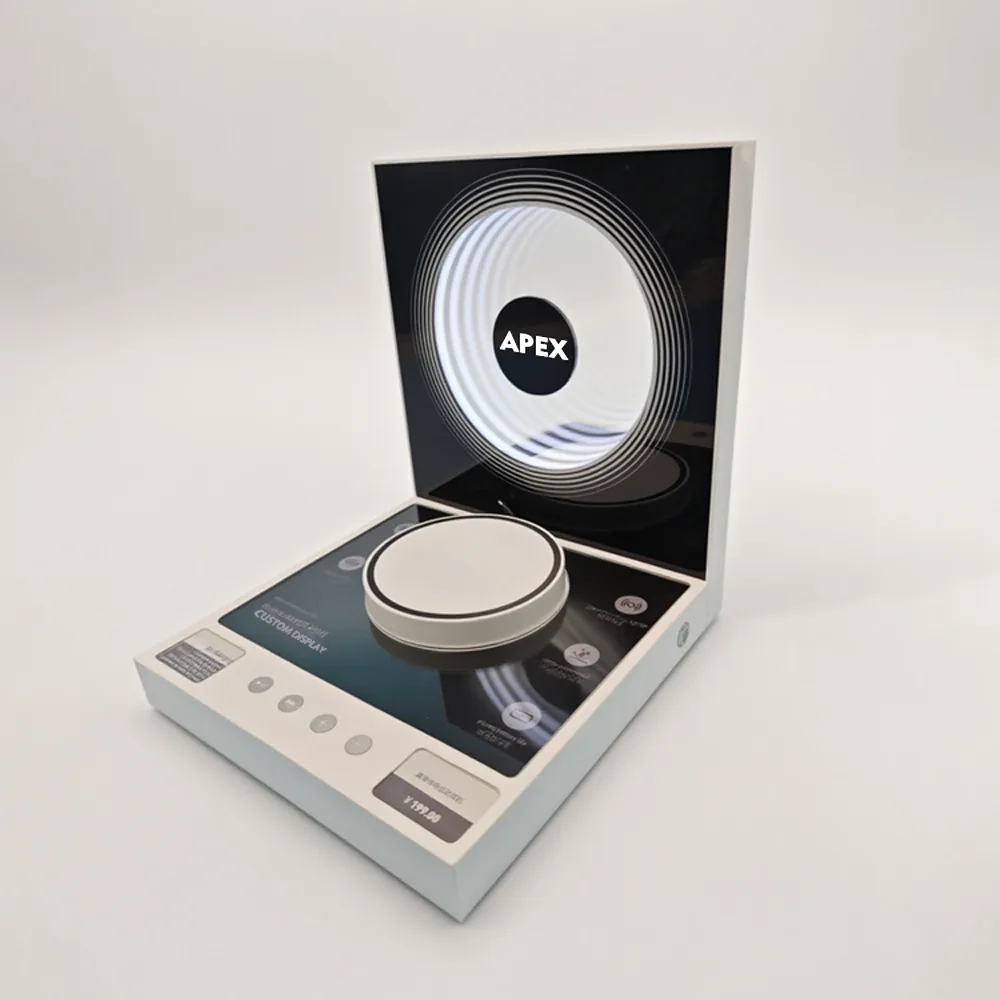 Custom Headphone Display Stand for Electronics Retail