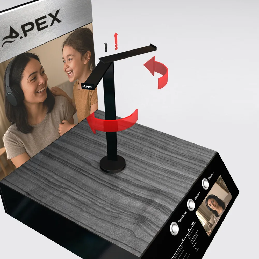 Custom Acrylic Headphone Display Stand | Professional Manufacturer & Wholesale Supplier