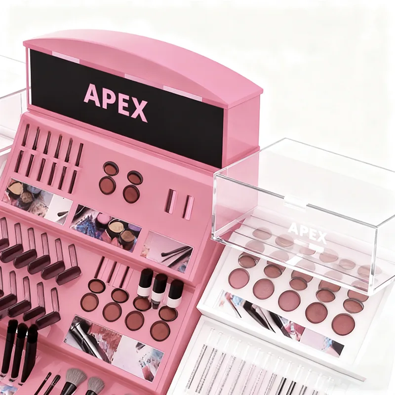 Metal Cosmetic Display Furniture for Retail Stores