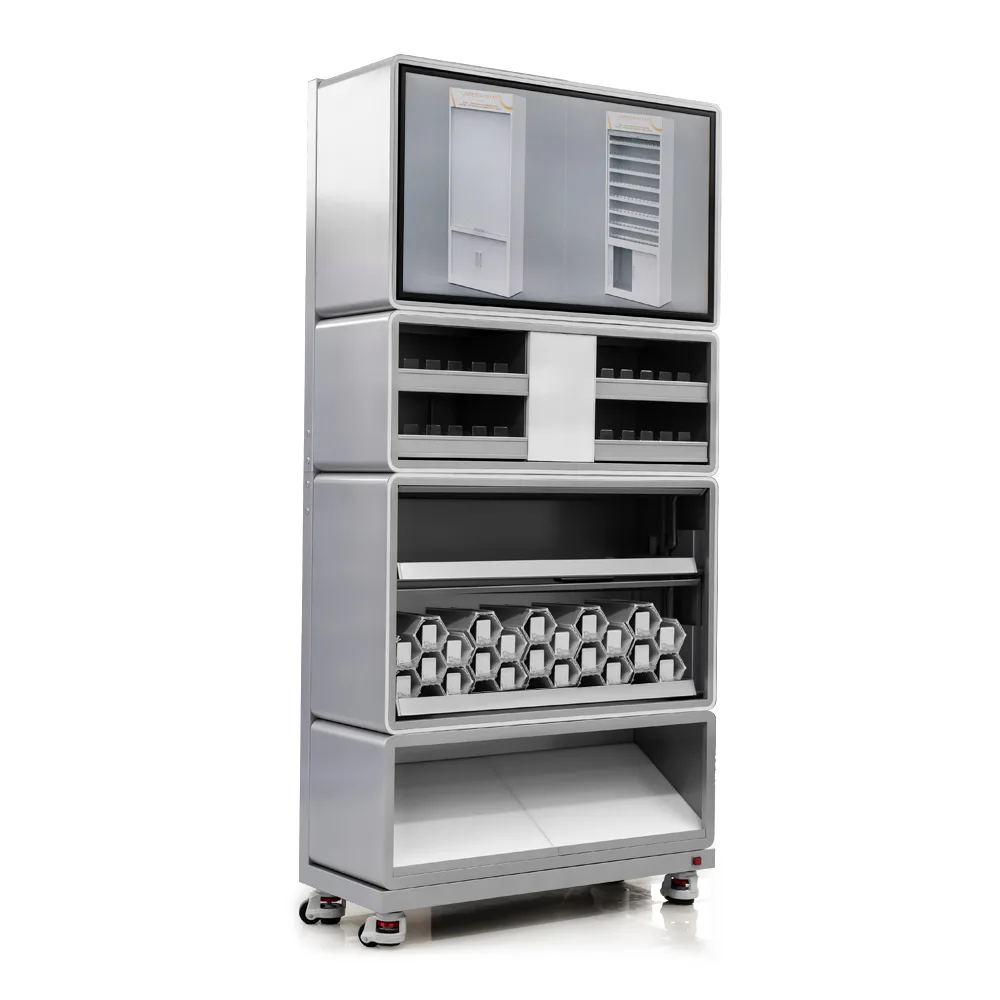 APEX Large Screen Smoke Shop Display with Honeycomb Storage