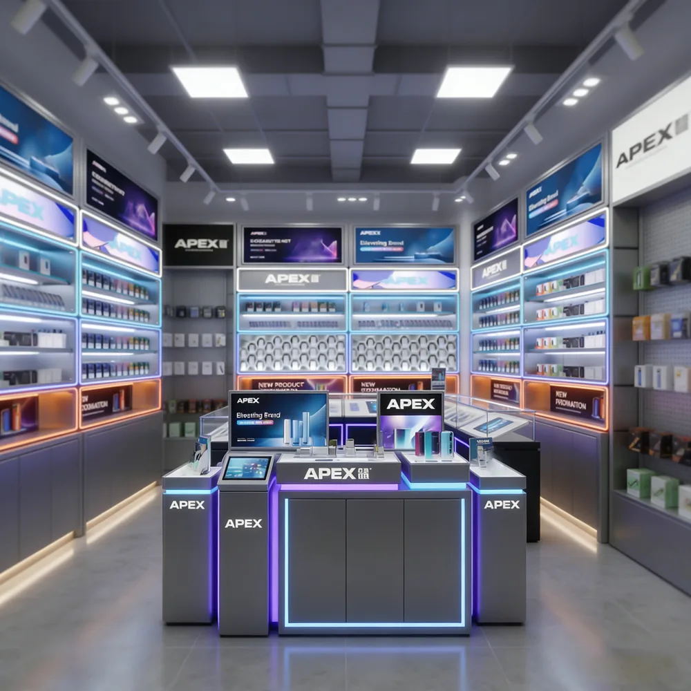 Vape Store Turnkey Solution – Complete Smoke Shop Display & Retail Fixtures Custom Design