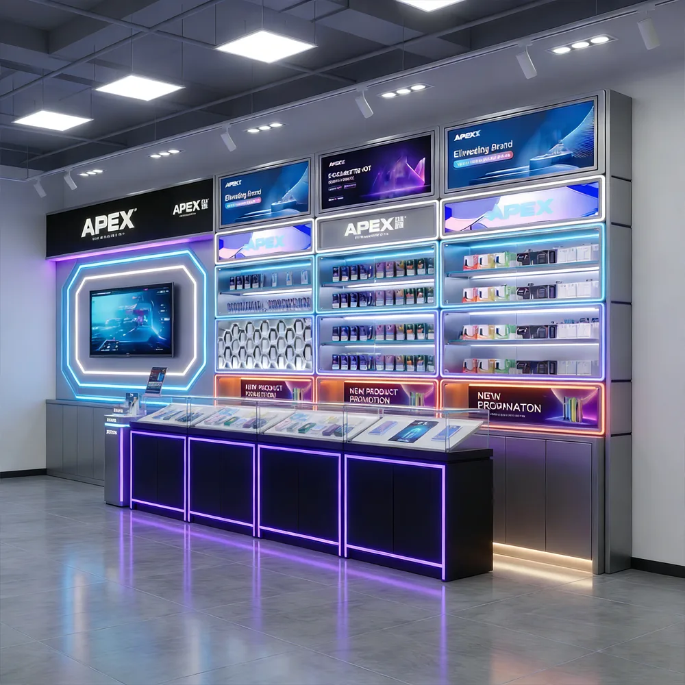 Vape Store Turnkey Solution – Complete Smoke Shop Display & Retail Fixtures Custom Design