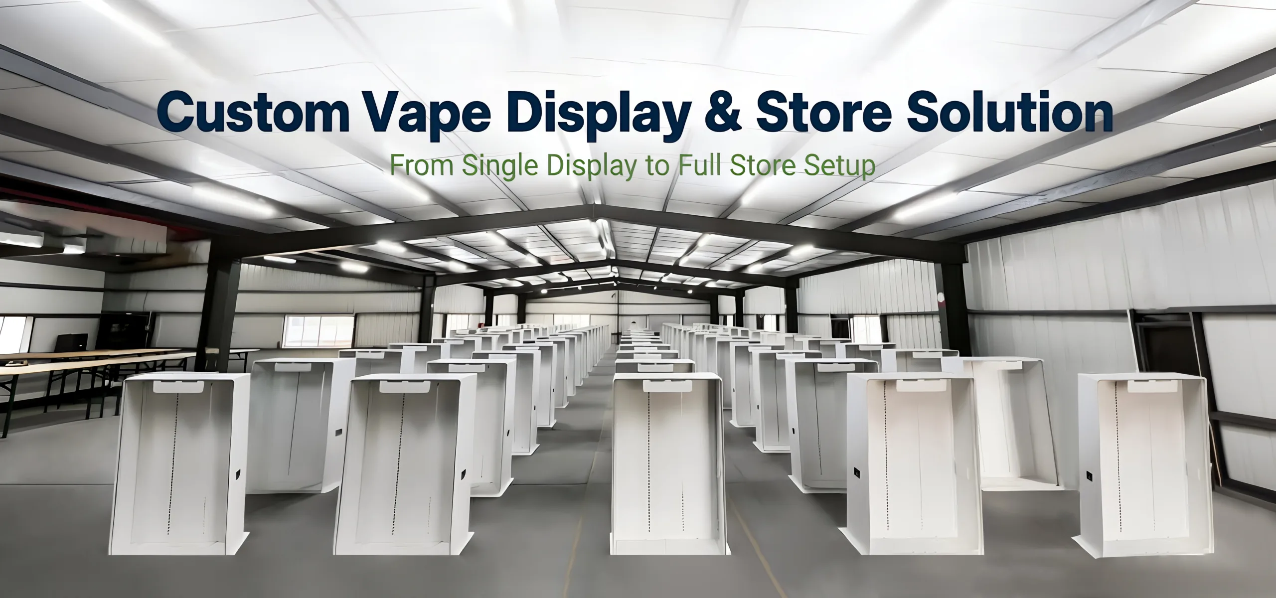 Modular Cigarette Display Cabinet with LED Lighting & Refrigeration