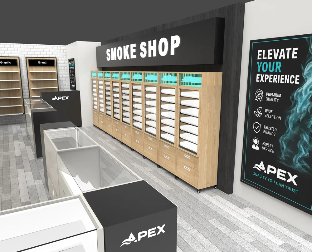 Build Your Premium Vape Shop with Custom Full-Store Display Solutions