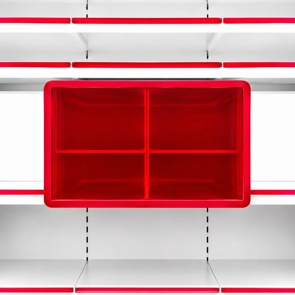 Custom Cosmetic Display Stand | LED Beauty Retail Display Rack