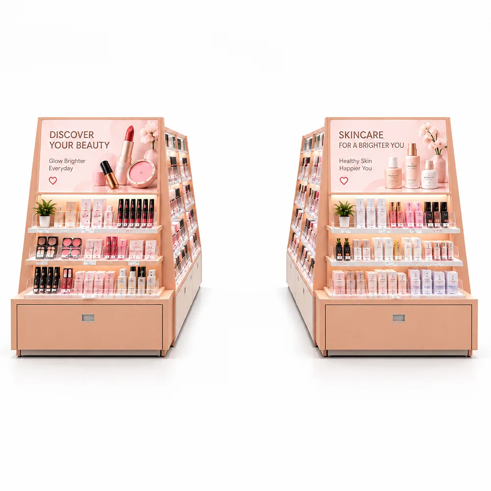 Custom Cosmetic Store Fixtures | Beauty Retail Display Solutions